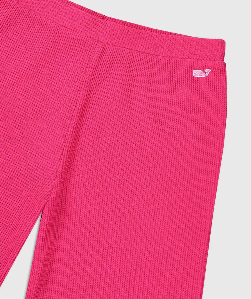 OUTLET Girls' Waffle Pull-On Pant