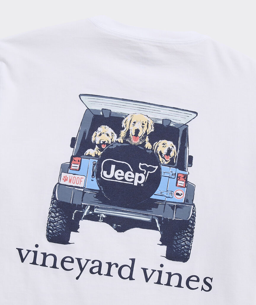 Jeep Collection Road Dogs Short-Sleeve Pocket Tee