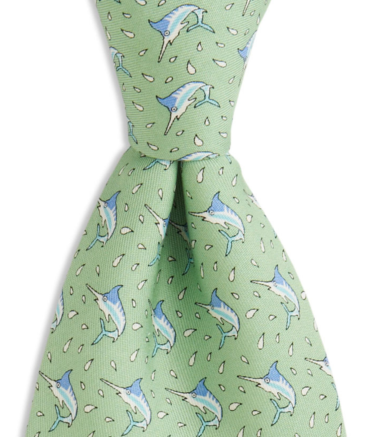 Boys Ties Printed Marlin Silk Tie for Boys Vineyard Vines