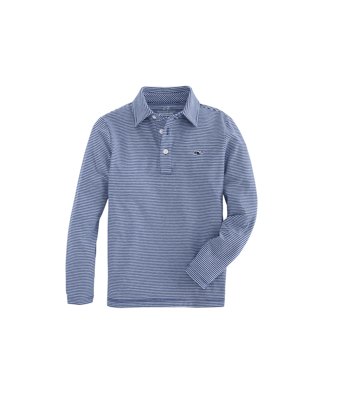 Shop Boys LongSleeve Color to White Striped Edgartown Polo at vineyard