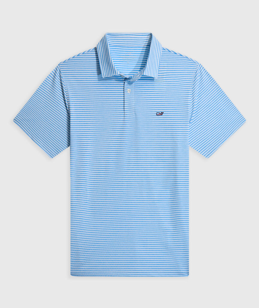 OUTLET Winstead Stripe Performance Polo