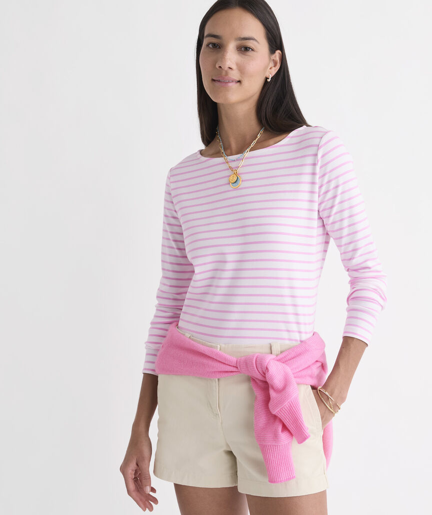 Deluxe Boatneck Tee