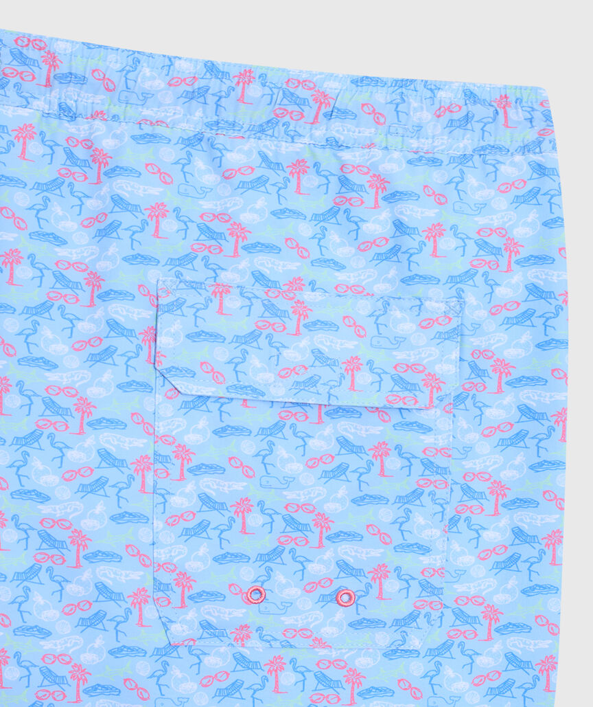 OUTLET Boys' Beach Icons Chappy Swim Trunks