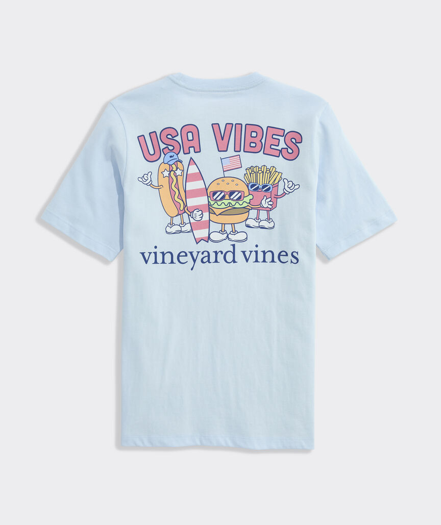 Boys' USA Vibes Short-Sleeve Pocket Tee