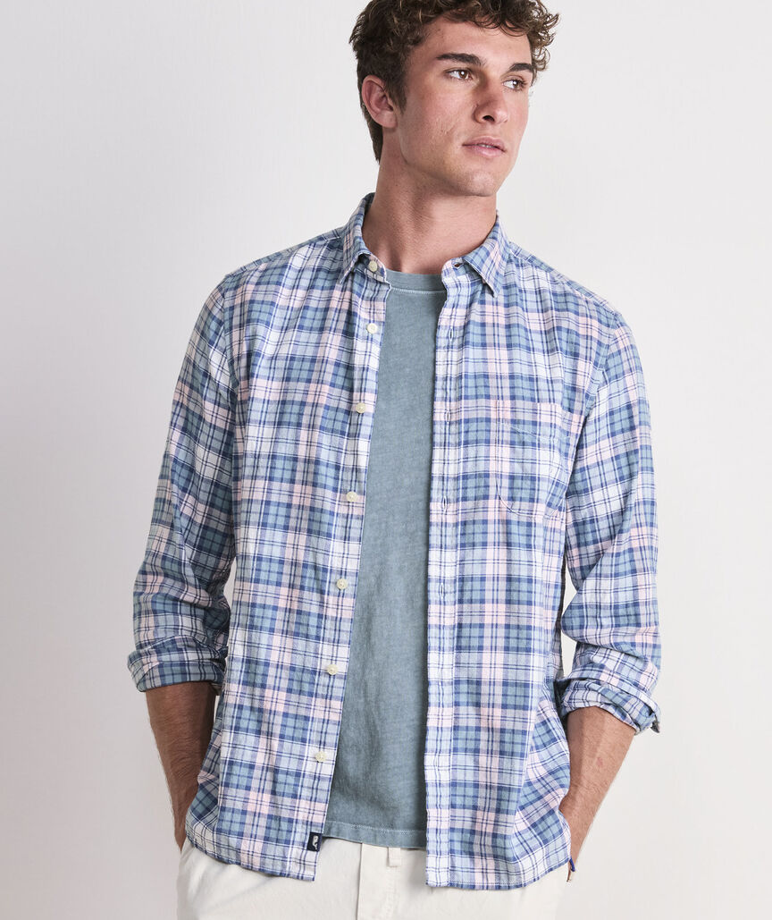 Nobadeer Plaid Island Cotton Shirt