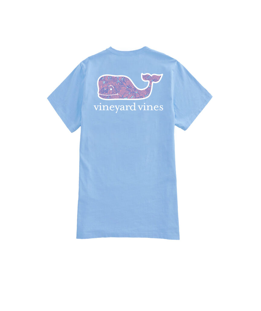 OUTLET Pineapple & Flower Whale Short-Sleeve Pocket Tee