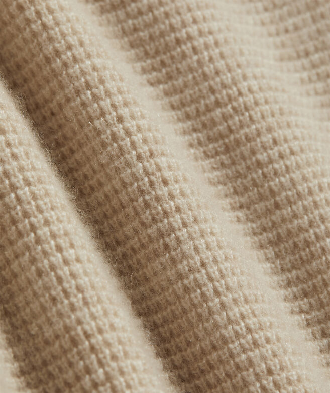 Luxe Cashmere Waffle-Knit Pant
