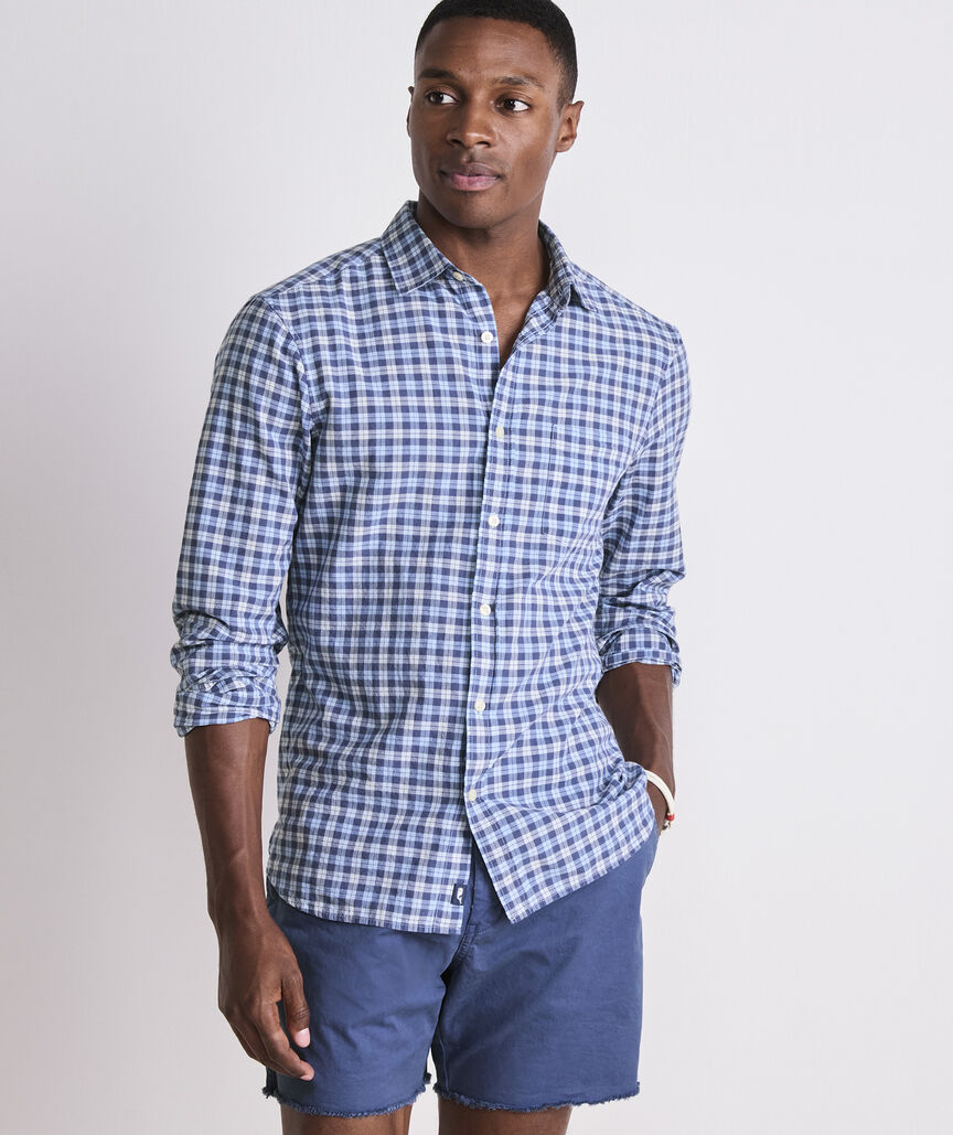 Overlook Plaid Cotton Madras Shirt