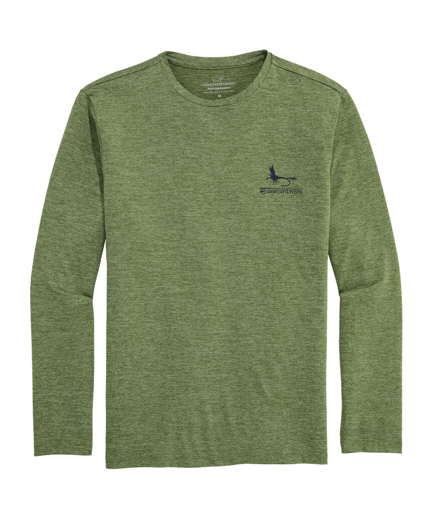 OUTLET Fly Fishing Scenic Long-Sleeve Performance Tee