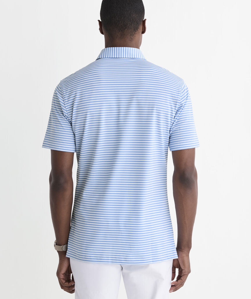 Performance Pique Striped Sankaty Polo