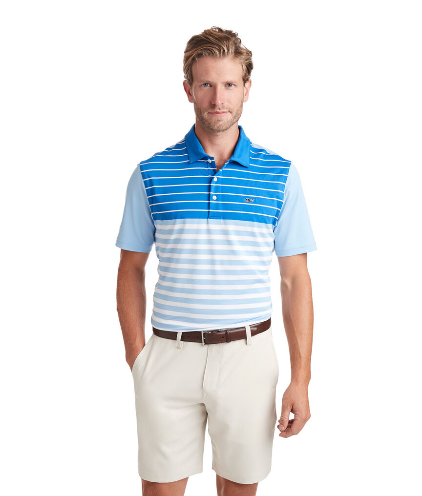 Patterson Stripe Sankaty Performance Polo
