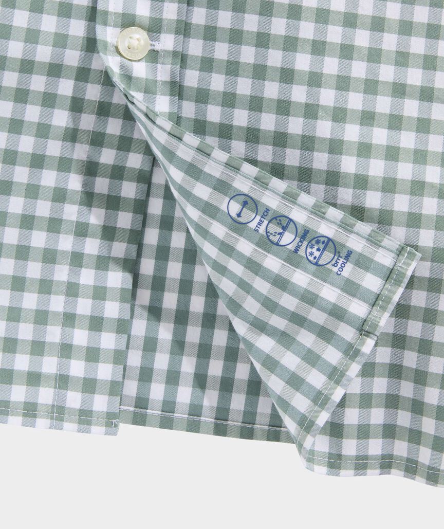Performance Cotton Skysail Gingham Shirt
