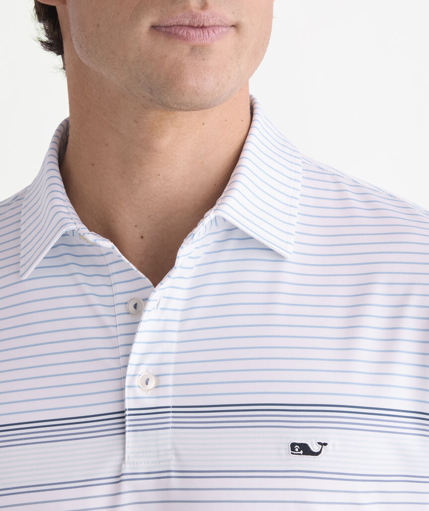Performance Kiawah Stripe Sankaty Polo