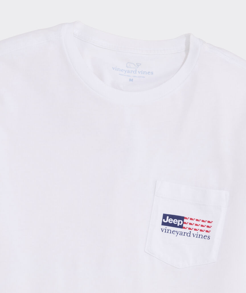 Jeep® Collection VV Flag Short-Sleeve Pocket Tee