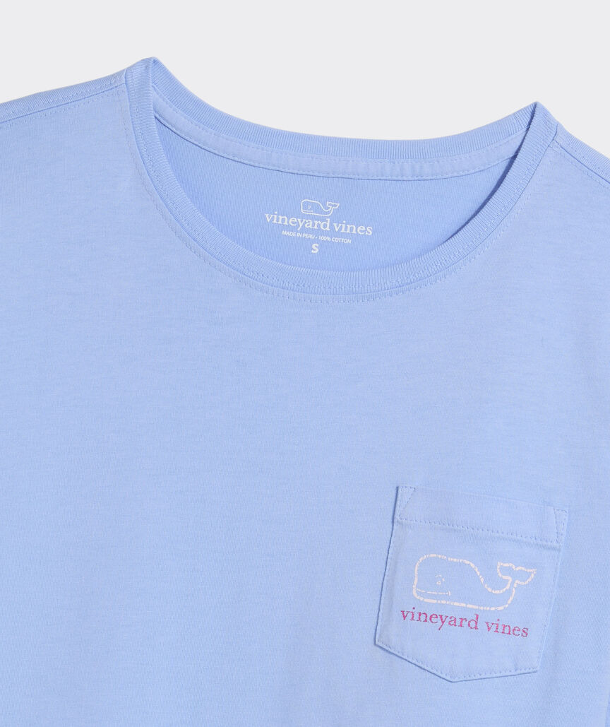 Women's Vintage Whale Long-Sleeve Pocket Tee