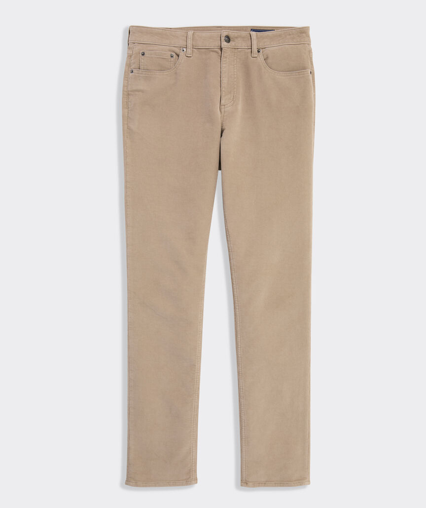 Stretch Terry Cord 5-Pocket Pants