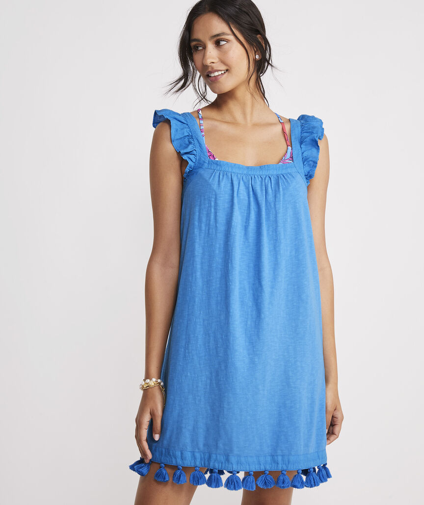 Ruffle Knit Cover-Up