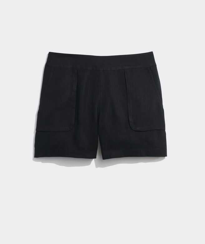 Beachy Linen Utility Shorts