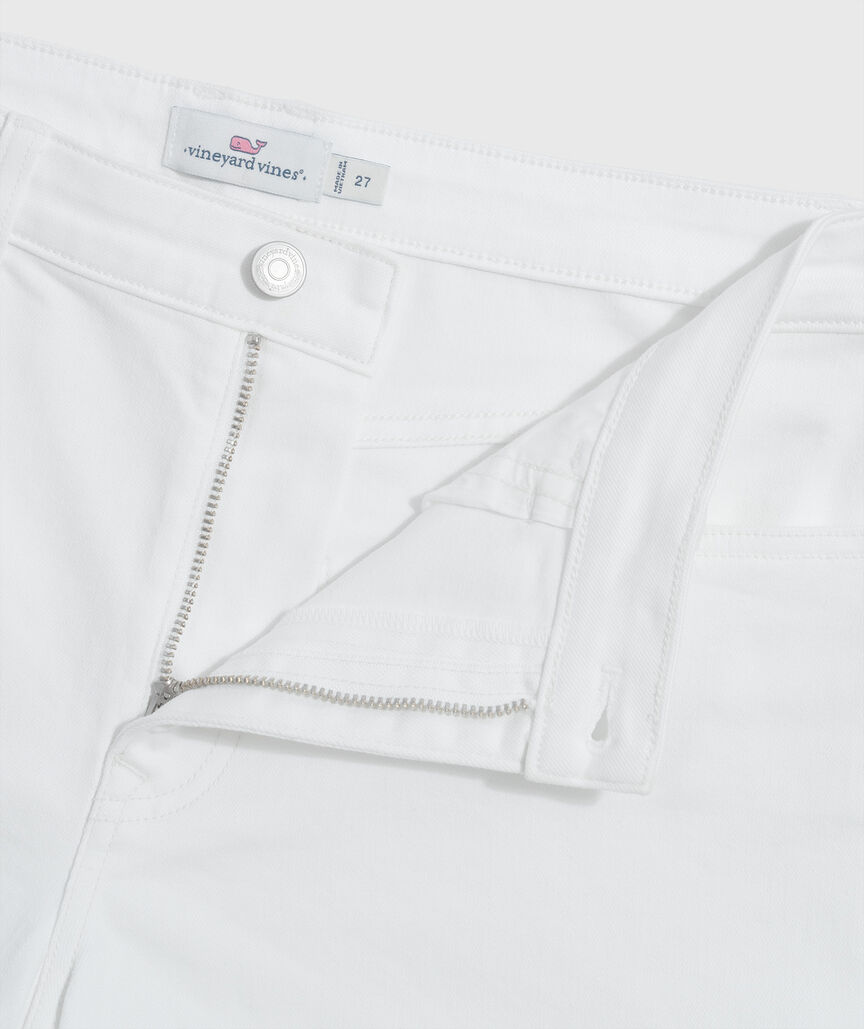 OUTLET White Denim Shorts