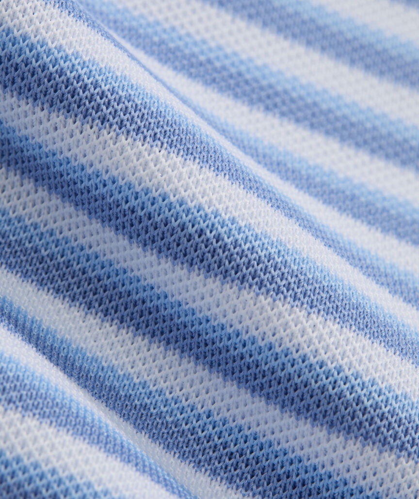 Performance Pique Striped Sankaty Polo