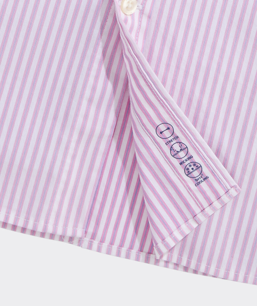 Performance Cotton Marathon Stripe Shirt