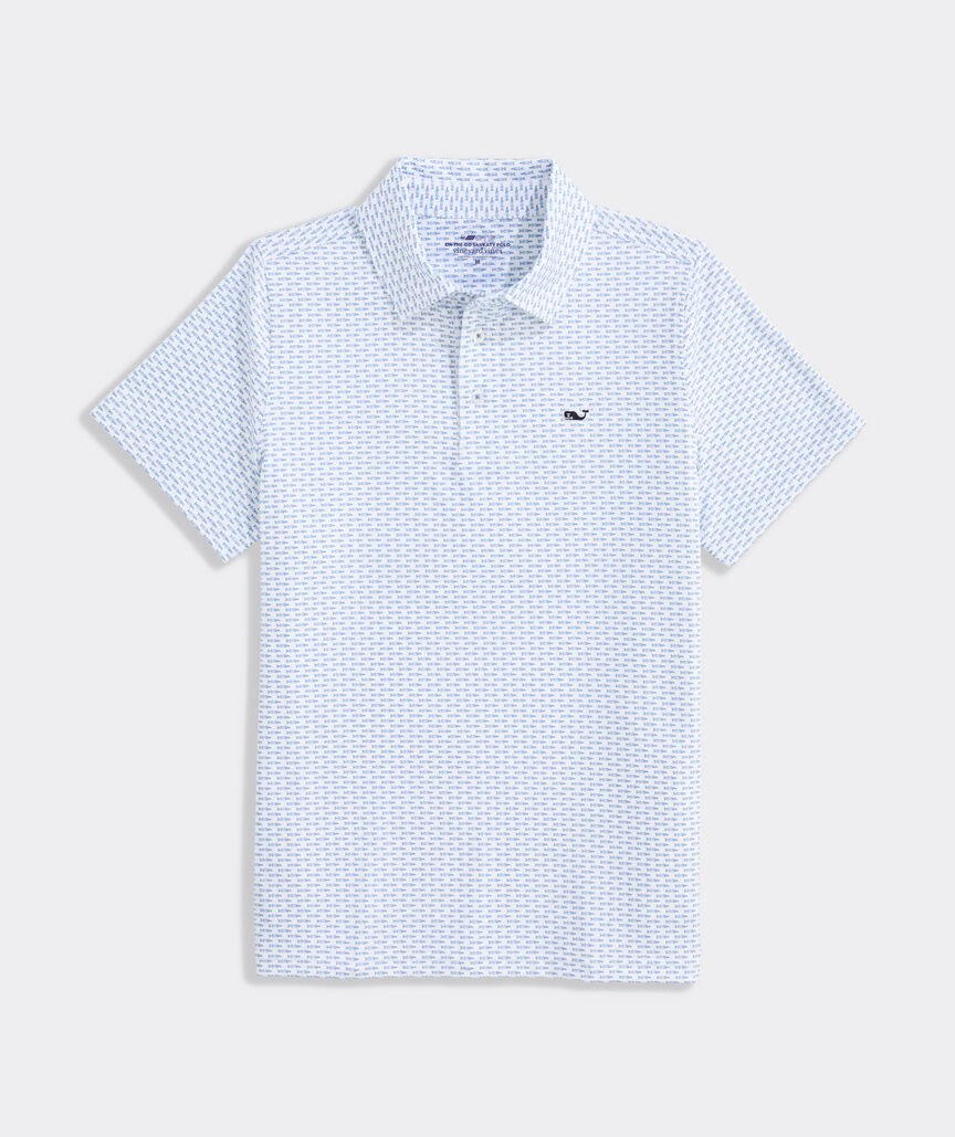 Boys' Performance Printed Sankaty Polo