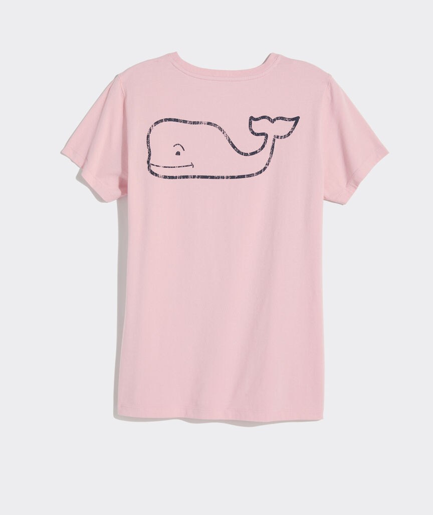 Women's Vintage Whale Short-Sleeve Pocket Tee