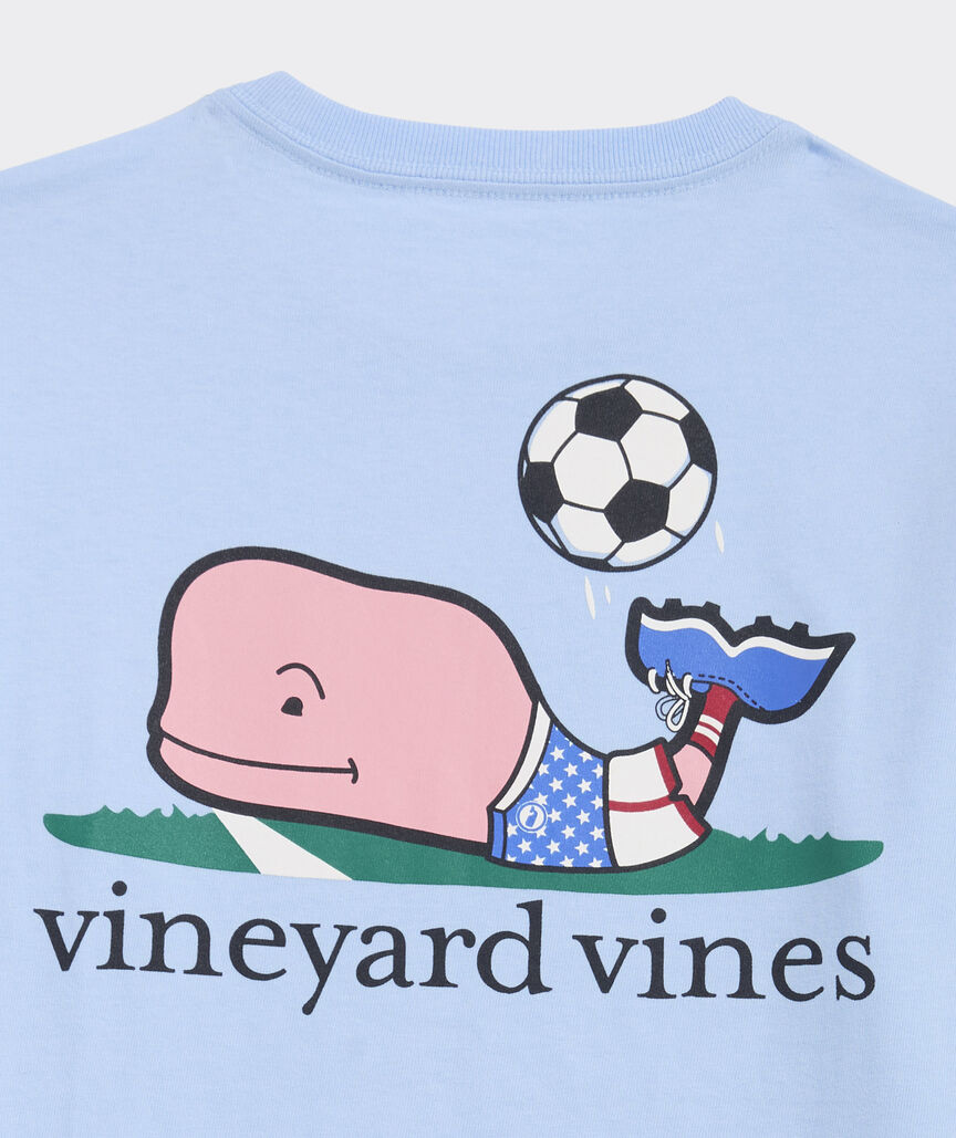 Boys' USA Soccer Whale Short-Sleeve Pocket Tee