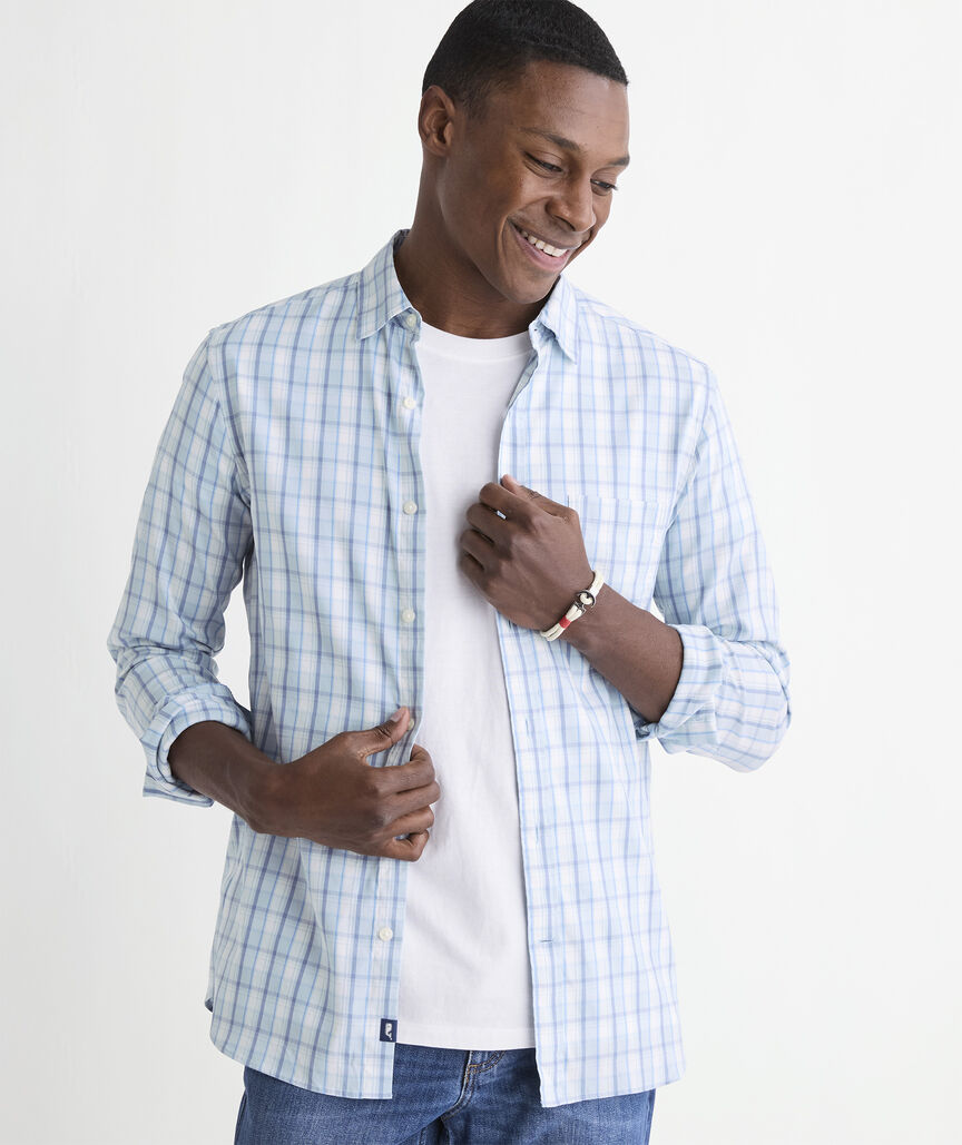 Performance Higgs Beach Plaid Backbay Shirt