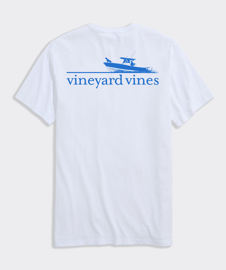 Man's Best Friend Ocean Blue Short-Sleeve Pocket Tee