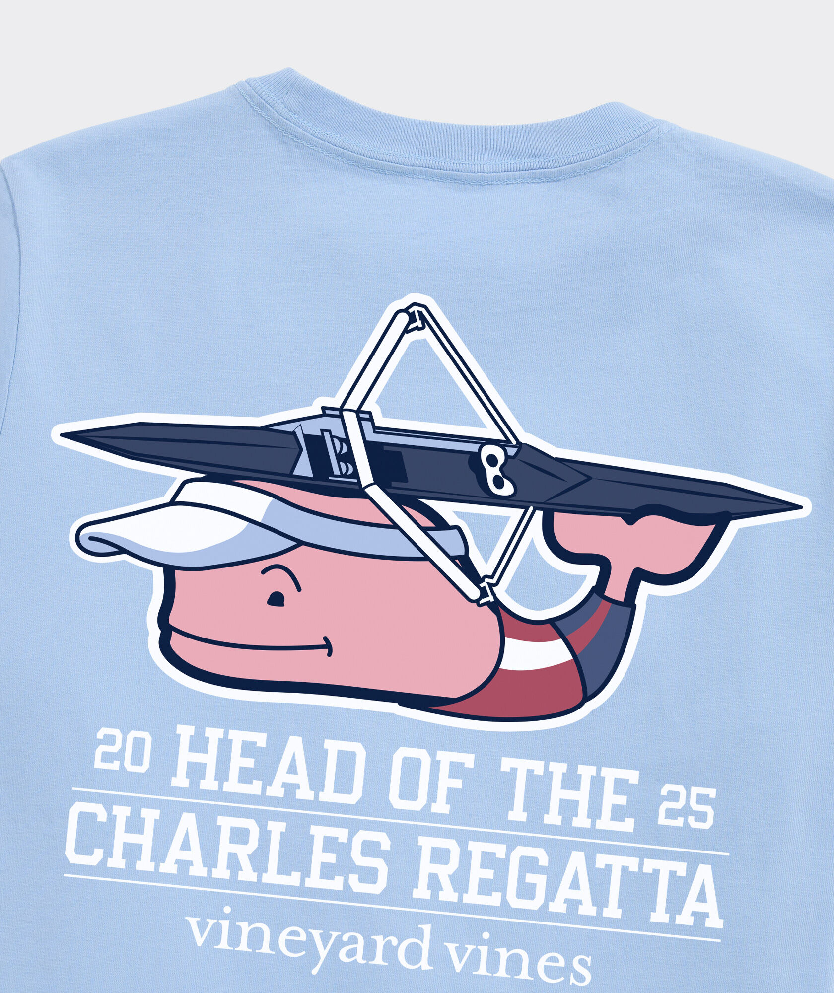 Boys' Head Of The Charles® Rower Whale Short-Sleeve Pocket Tee
