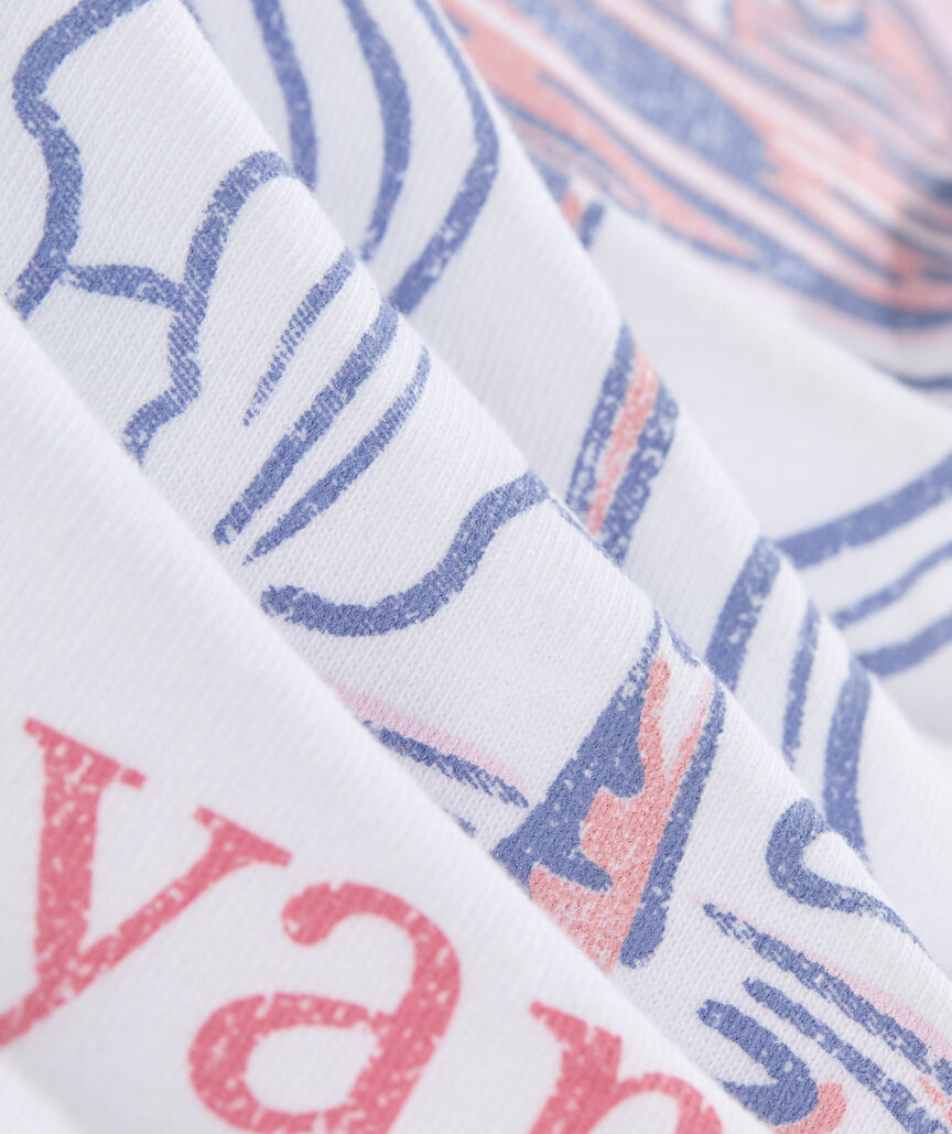 Women's Seas The Rose Boyfriend Crew Short-Sleeve Tee