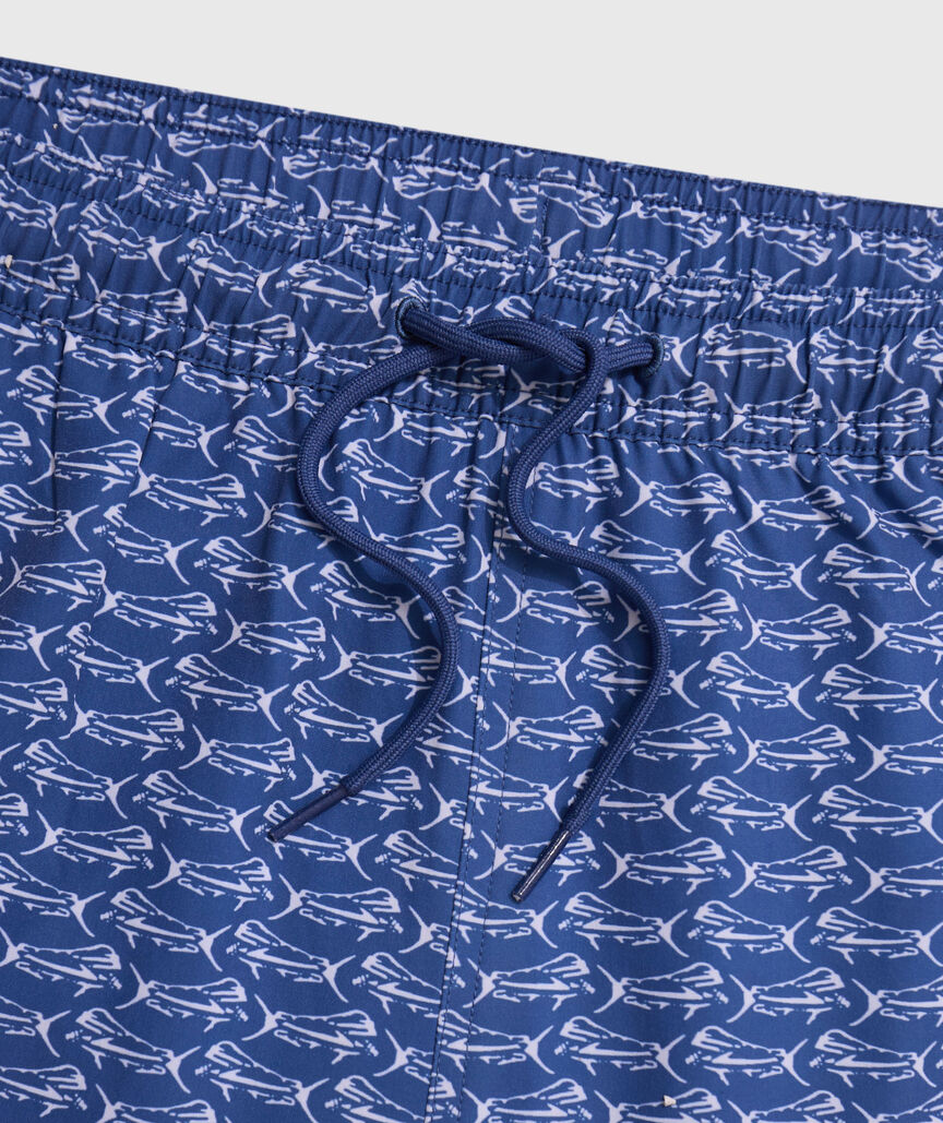 OUTLET 5 Inch Dolphin Chappy Swim Trunks