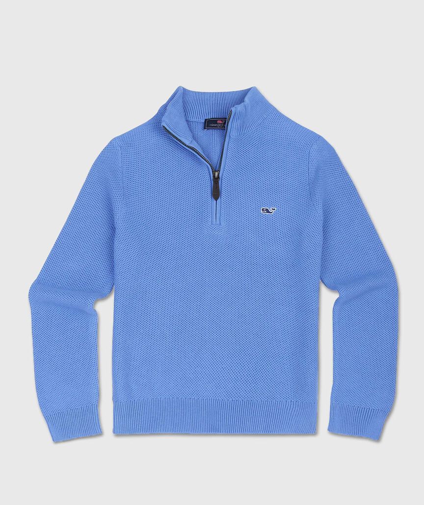 OUTLET Boys' Honeycomb Quarter-Zip