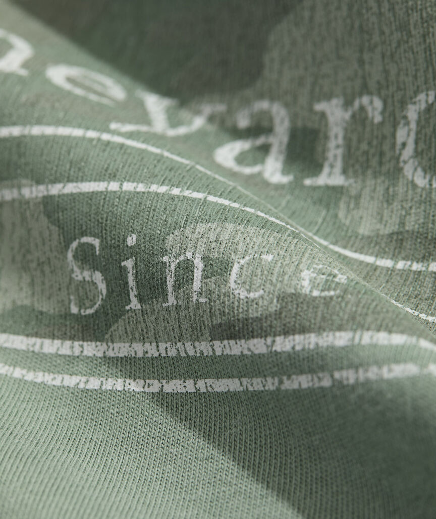 Beach Camo Surf Logo Short-Sleeve Pocket Tee