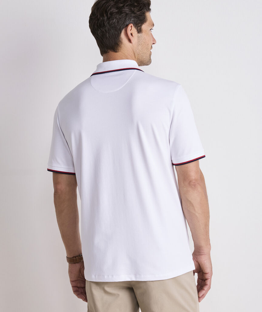 Tipped Edgartown Pique Polo