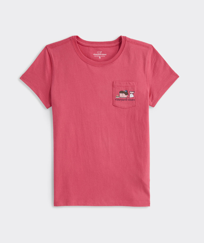 Girls' BBQ Whale Short-Sleeve Pocket Tee