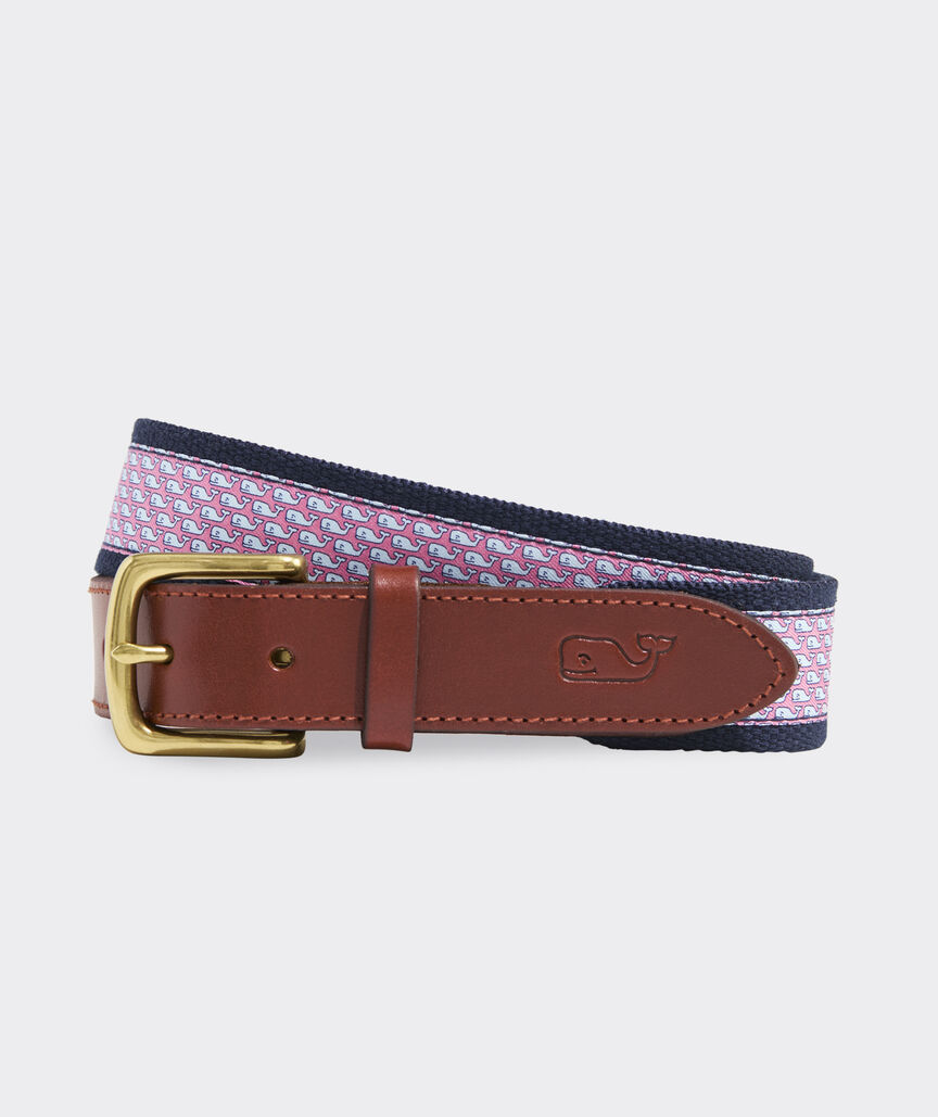 Vineyard Whale Canvas Club Belt