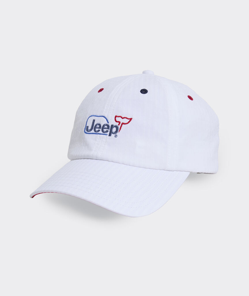 Jeep Collection Women's Seersucker Baseball Hat