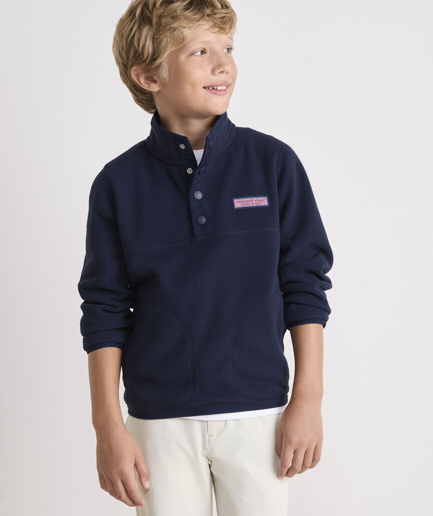 Boys' Harbor Fleece Quarter-Snap