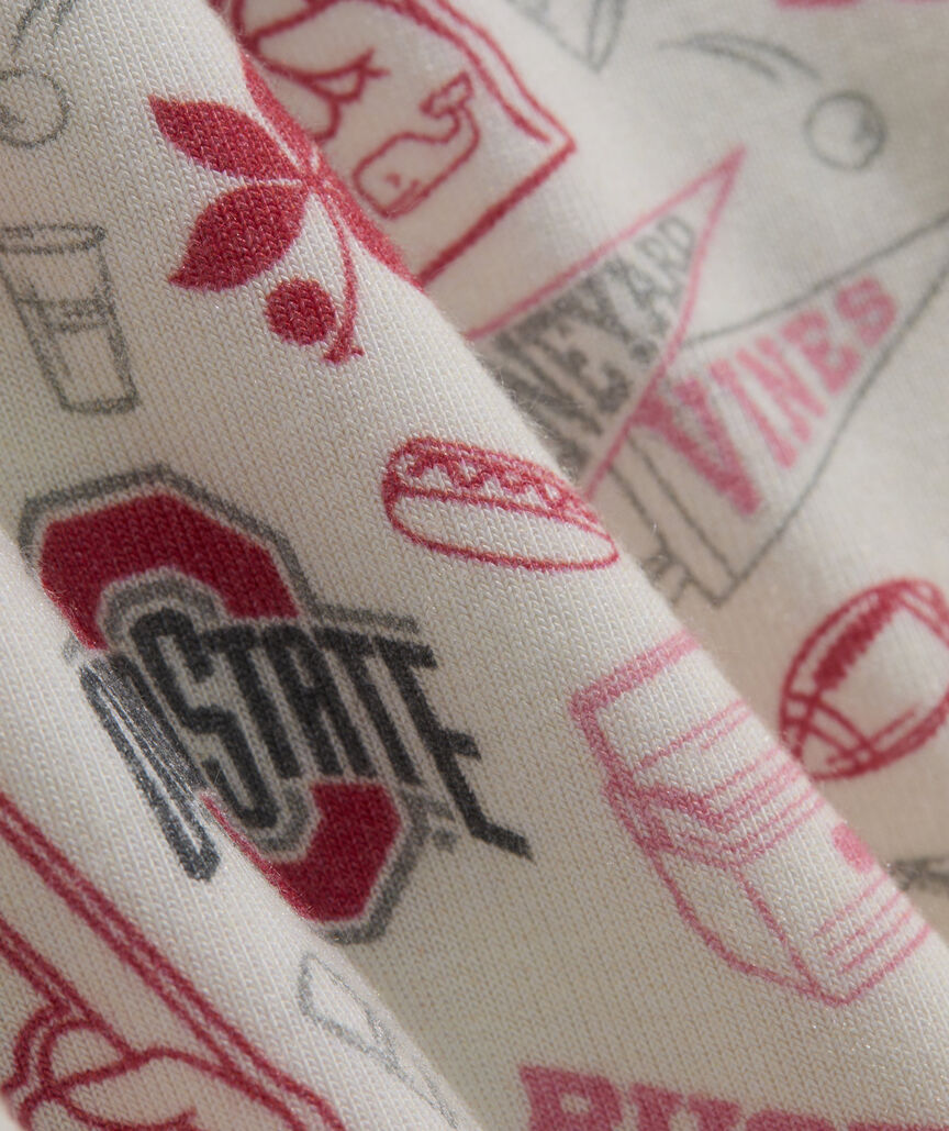 The Ohio State University Women's Long-Sleeve Sleep Set