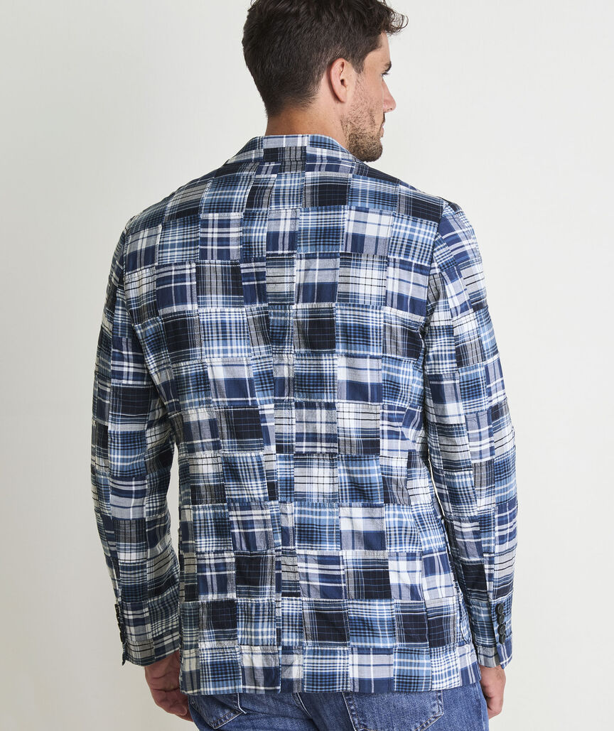 Indigo Patchwork Blazer