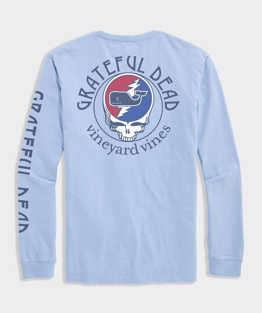 Grateful Dead x vineyard vines Stealie Long-Sleeve Pocket Tee
