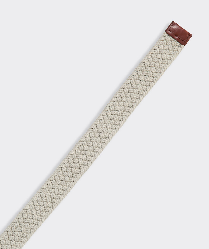 Washed Braided Rope D-Ring Belt
