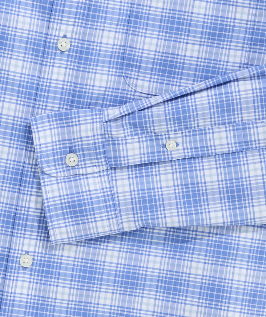 Performance Cotton Swizzle Stick Plaid Shirt