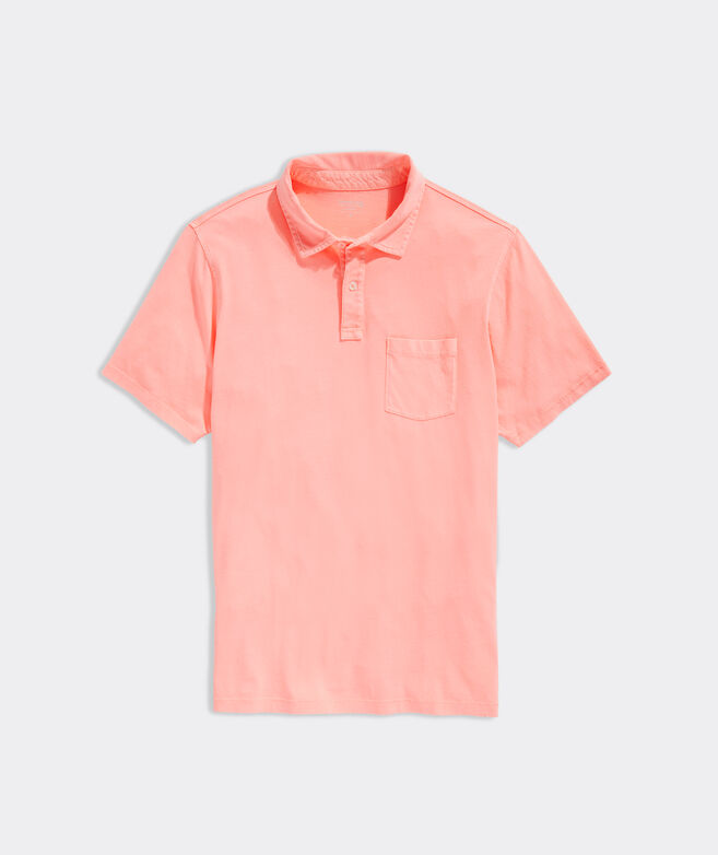 Garment-Dyed Island Polo