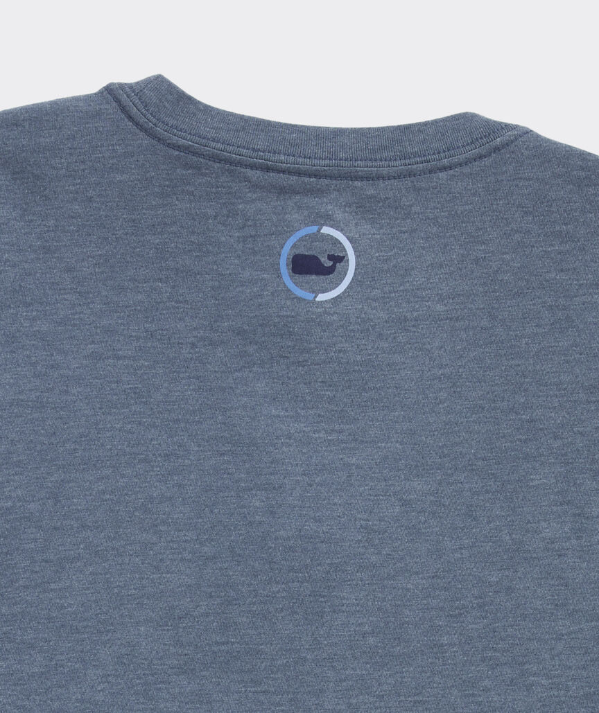 Active Stripe Short-Sleeve Dunes Tee