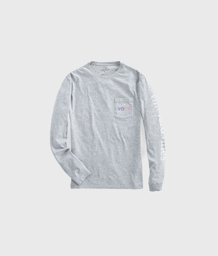 Women's Limited-Edition 2020 VOTE Long-Sleeve Pocket Tee