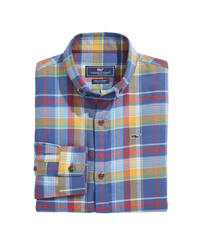 OUTLET Boys' Flannel Plaid Shirt