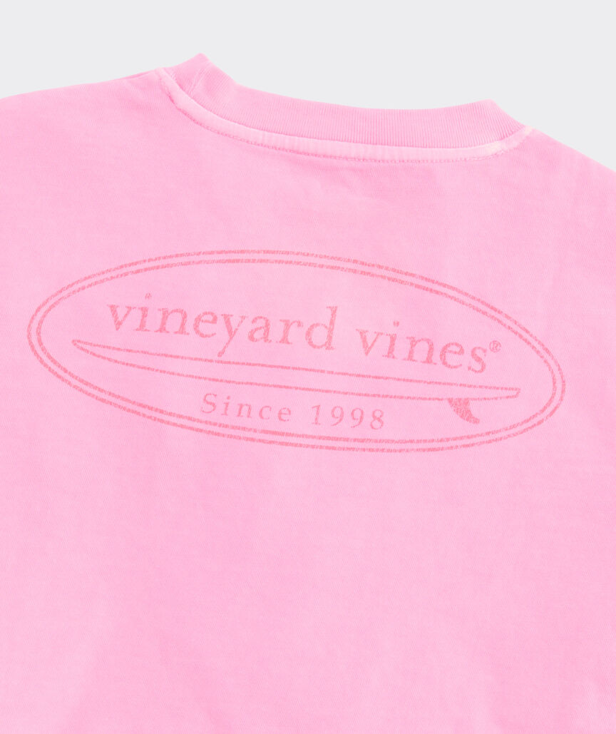 Girls' Surf Logo Boxy Cropped Tee